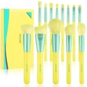 13 Pcs Docolor Lemon Colour Makeup Brushes Set